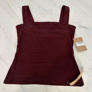Reformation Jeans Canyon Top Merlot Sm NWT